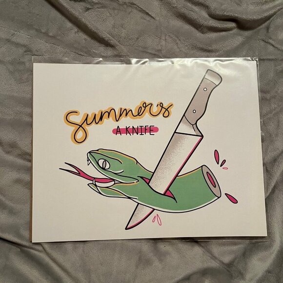 Taylor Swift Lover Cruel Summer - Snake Fan Art PRINT 8.5x11 - Picture 1 of 2
